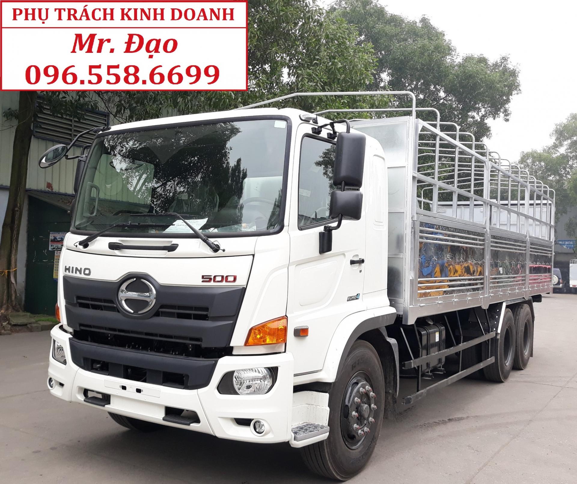 XE TẢI HINO 3 CHÂN MUI BẠT